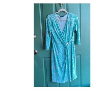 Apt 9 size medium beautiful teal dress